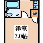 コーニッシュ長瀬 1K(1階)|東大阪市吉松のペット相談可賃貸 コーニッシュ長瀬 1K(1階)|東大阪市吉松のペット相談可賃貸